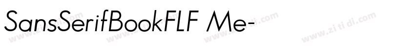 SansSerifBookFLF Me字体转换